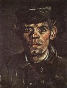 Vincent Van Gogh, Head of a Young Peasant in a Peaken Cap (nn04)